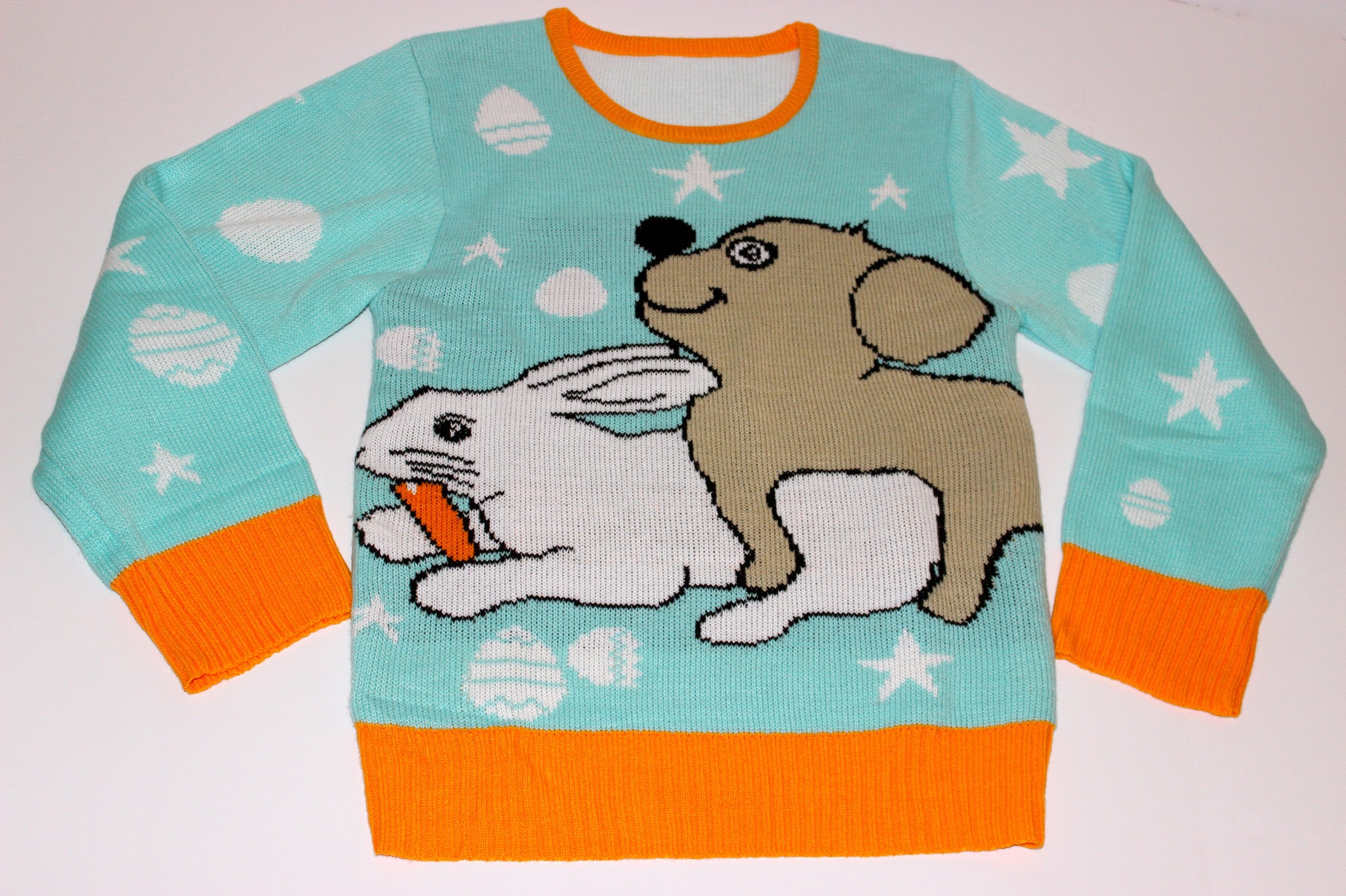 Adult Easter Sweater - Dog Humping Rabbit – Funky Tails